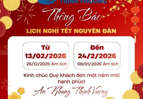 THÔNG BÁO LỊCH NGHỈ TẾT NGUYÊN ĐÁN BÍNH NGỌ 2026