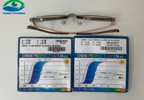 👓✨ TRÒNG SIÊU MỎNG CHEMI 1.74 U6 – GIẢI PHÁP CHO NGƯỜI CẬN CAO ✨👓