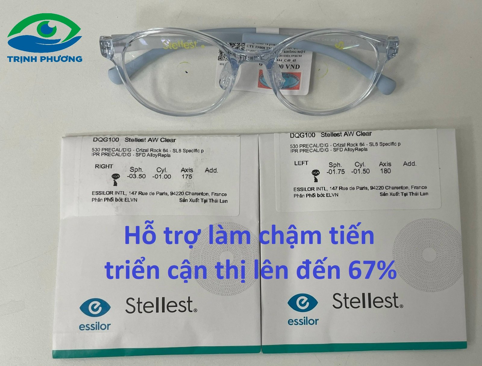 TRÒNG KÍNH ESSILOR STELLEST™ – GIẢI PHÁP LÀM CHẬM TIẾN TRIỂN CẬN THỊ ĐẾN 67% CHO TRẺ EM